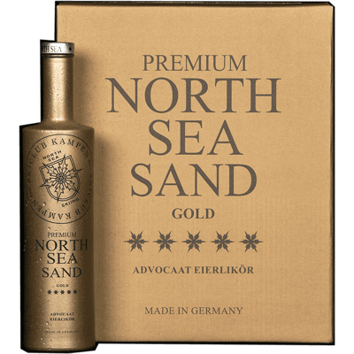 North Sea Sand egg liqueur with vodka