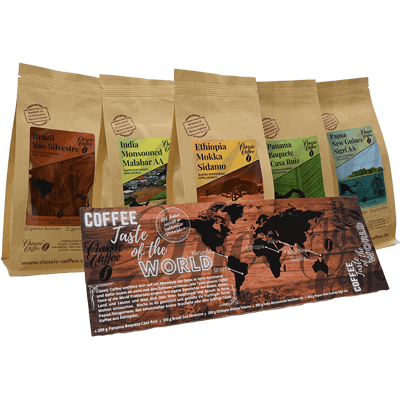 Classic Caffee Premium Coffee World Tour Tasting Set 5x200g
