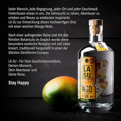 LA SU Premium Mango Gin