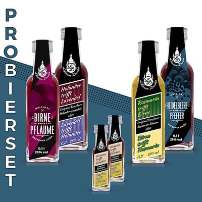 6x Likörium Original Dresden liqueurs tasting package