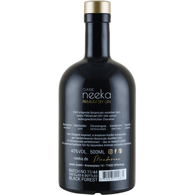 neeka CLASSIC - Mandarin Dry Gin