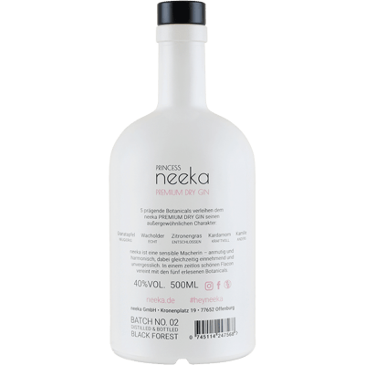 neeka PRINCESS - Pomegranate Premium Dry Gin