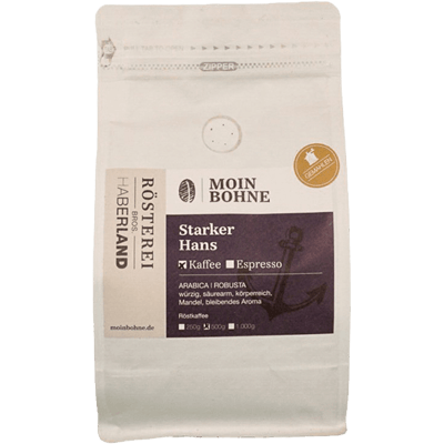 MOIN Bohne Starker Hans Kaffee