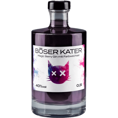 Magic Berry Gin mit Farbwechsel