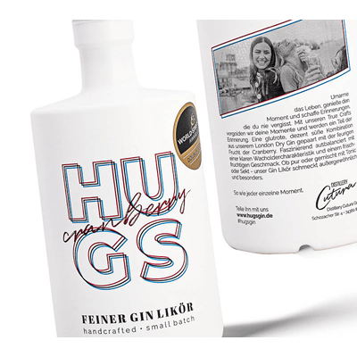 HUGS Cranberry Gin Liqueur