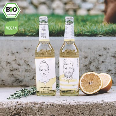 15x Traube + Wasser - alkoholfreie Traubensaftschorle