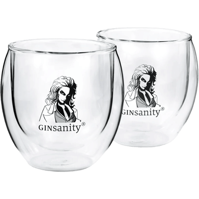 2x GINSANITY Doppelwandgläser