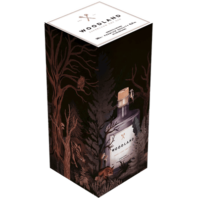Woodland Sauerland Dry Gin - Elsa Klever Edition + highball glass