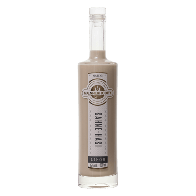 Maennerhobby Hasi-Sahne Liqueur - Cream liqueur with hazelnut