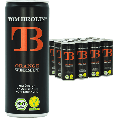 12 x TOM BROLIN - Orange Vermouth - Organic soft drink