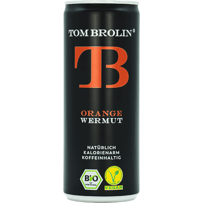 12 x TOM BROLIN - Orange Wermut - Bio-Erfrischungsgetränk
