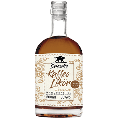 Breaks coffee liqueur