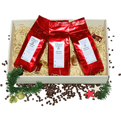 Kaffee Adventspaket - Espresso (1x Espresso Classico + 1x Espresso Premium + 1x Espresso Crema)
