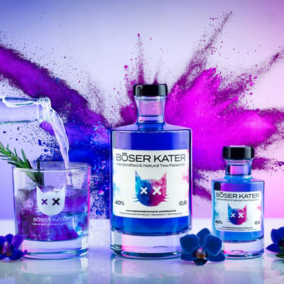 Böser Kater - Two Faced Gin mit Farbwechsel