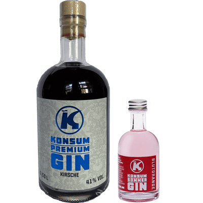 Special offer: Consumption Premium Gin Cherry + 1 Blood Orange Mini for FREE