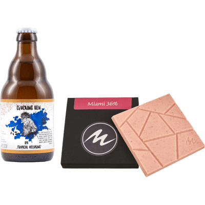 Craft beer & finest chocolate set (2x IPA + 1x chocolate)