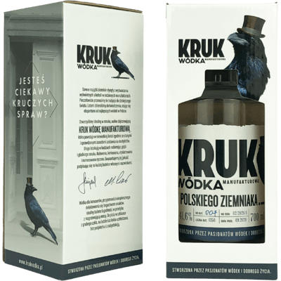 Kruk wódka z polskiego ziemniaka - "Polish potato vodka"