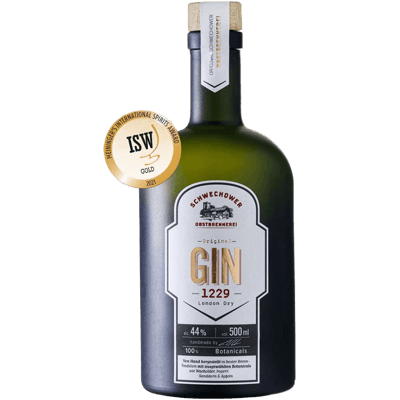 Schwechower Original GIN 1229 - London Dry Gin from Mecklenburg-Vorpommern