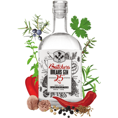 Breaks Butchers 25 Gin - London Dry Gin