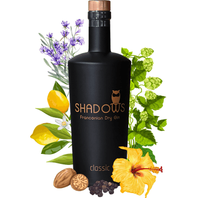SHADOWS Gin Franconian Dry Gin - London Dry Gin