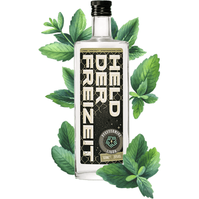 Hero of leisure - peppermint liqueur