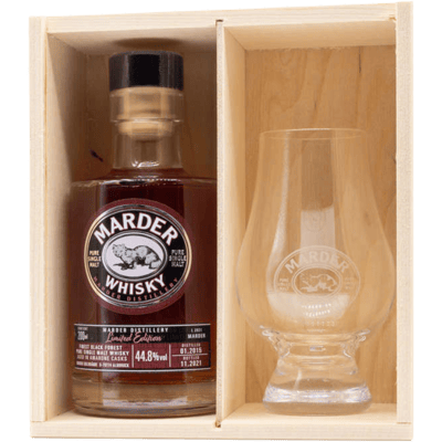 Marder Whisky Amarone with glass set