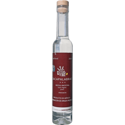 Sacapalabras Mezcal Ancestral Arroqueño