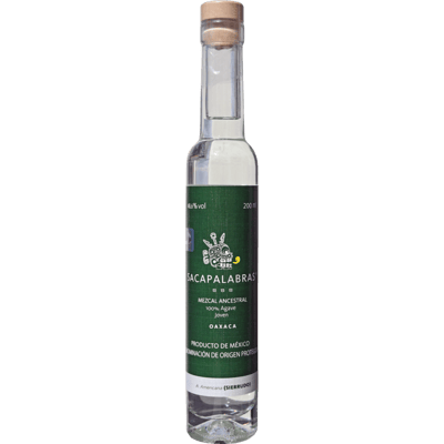 Sacapalabras Mezcal Ancestral Sierrudo