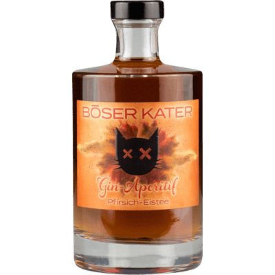 Böser Kater Pfirsich-Eistee Gin Aperitif