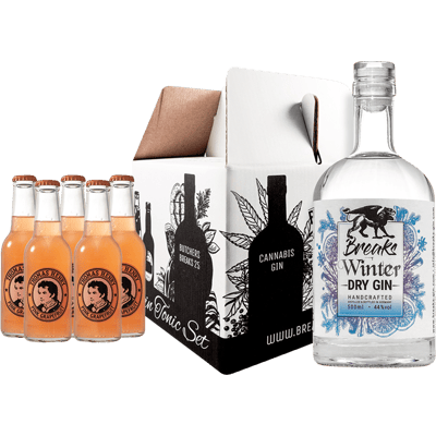 Breaks Gourmet Set Winter Gin (1x Winter Gin + 5x Thomas Henry Pink Grapefruit)
