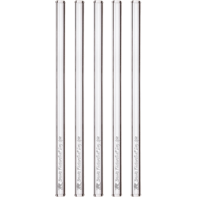 5x Breaks glass drinking straws