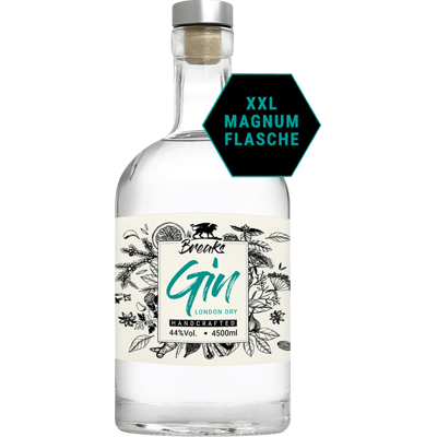 Breaks Premium Dry Gin - London Dry Gin 4,5 Liter