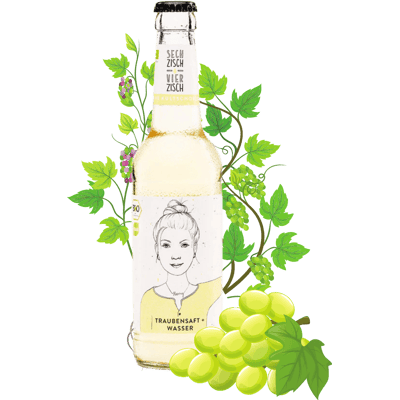 15x grape + water - non-alcoholic grape juice spritzer