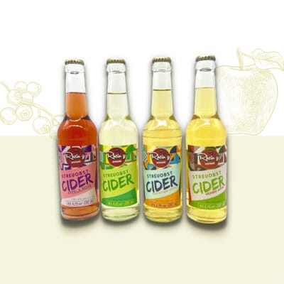 Rhein g'schmeckt Streuobst Cider Probierpaket - 12x Cider aller Sorten 3