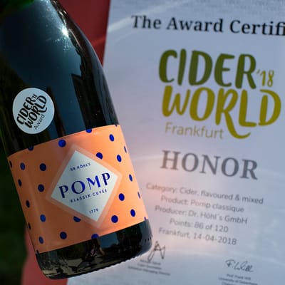 POMP Klassik Cuvée - Riesling-Sekt mit Apfelwein 4