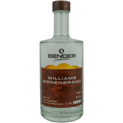 Williams pear brandy