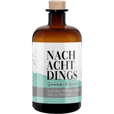 Nachachtdings - Chocolate liqueur with ice mint