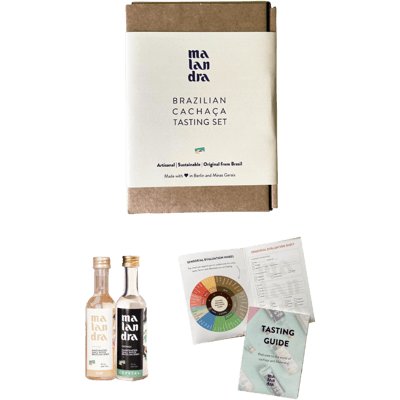 Malandra Tasting Set (Cachaça Crystal + Cachaça Oak)