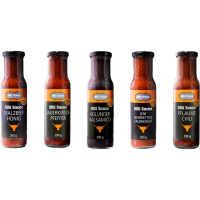 BBQ Saucen 5er Probierpaket