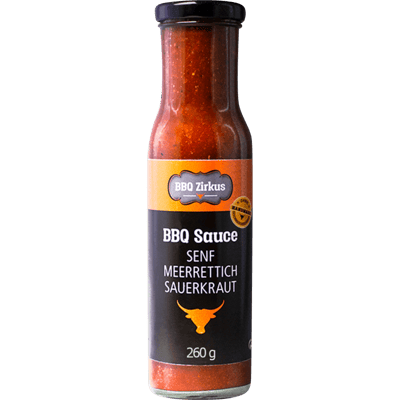 Senf-Meerrettich-Sauerkraut BBQ Sauce