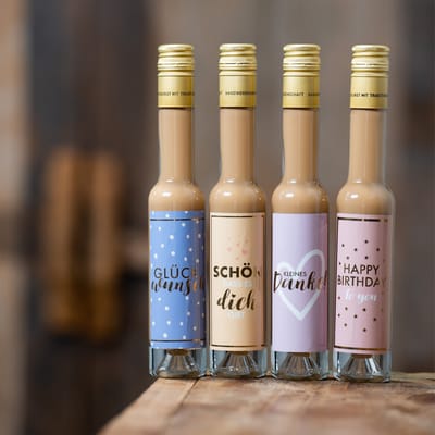 Deheck Liqueur Gift Set Wishes Series (4x Cappuccino Cream Liqueur)