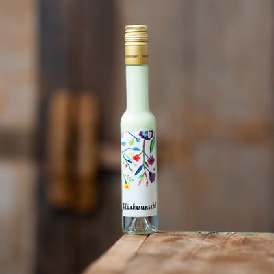 Deheck Likör Geschenkset Blumen Serie (4x Pistazienlikör)