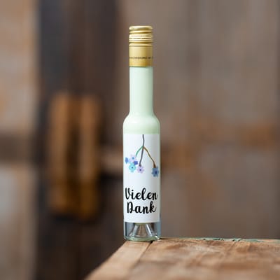 Deheck Likör Geschenkset Blumen Serie (4x Pistazienlikör)