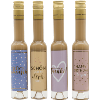 Deheck Liqueur Gift Set Wishes Series (4x Cappuccino Cream Liqueur)