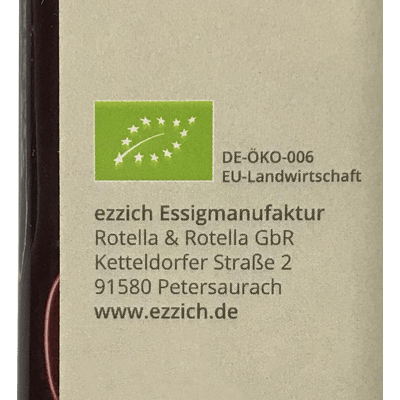 ezzich Bio Himbeer Balsam - Balsam-Essig 4