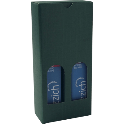 ezzich Set FRUCHT - Bio Essig Probierpaket (1x Aronia Essig + 1x Himbeer Essig)