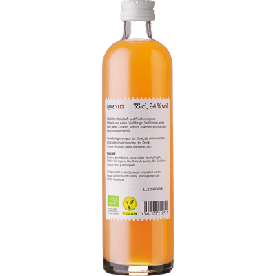 Ingwerer - Bio Likör aus Ingwer + Apfel 0,35 Liter 3