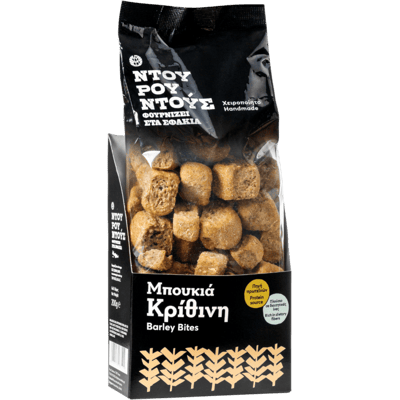 Ntourountous barley bites - Bread snacks