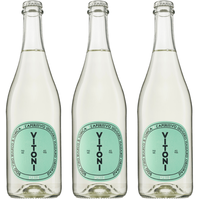 3x VITONI Spritz Bianco Magnum - Aperitivo Ready to Drink