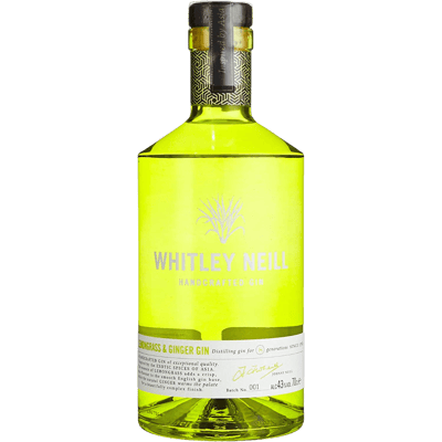 Whitley Neill Lemongrass & Ginger Gin - New Western Dry Gin